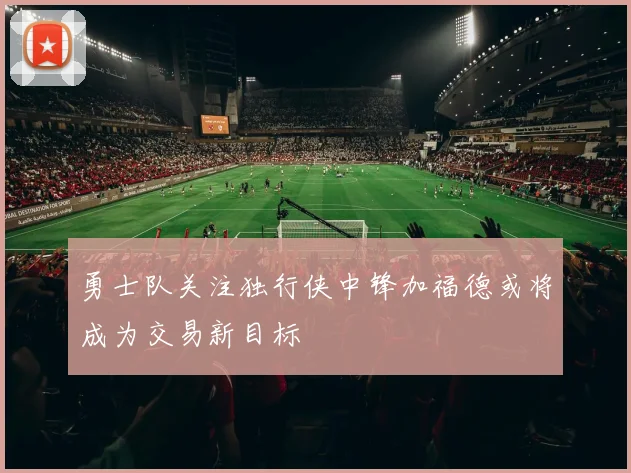 勇士队关注独行侠中锋加福德或将成为交易新目标